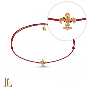 Fleur de lis ip Bileklik
