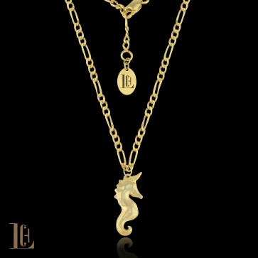 Denizatı kalın zincir kolye