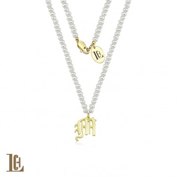 M - inci tasma kolye