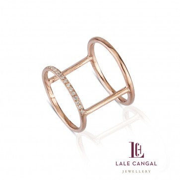 2li tel Pırlanta yüzük