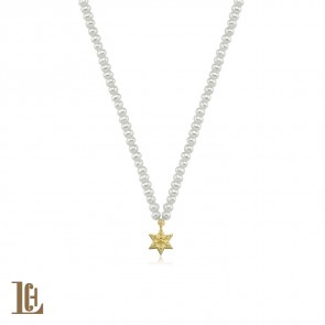 İnci tasma Hexagon star