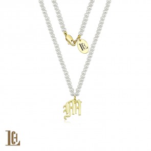 M - inci tasma kolye