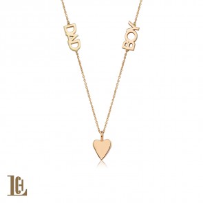 DAD and BOY Kalp Kolye