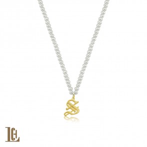 S - inci tasma kolye