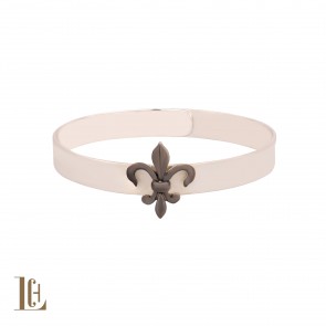 Fleur De Lis  gümüş  Bileklik