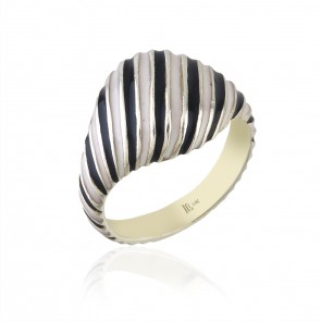 Akide siyah&beyaz yüzük